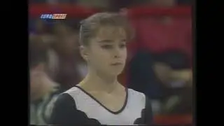 Lilia Podkopayeva (UKR) - International French Cup 1995 - All Around - Balance Beam
