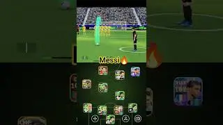 Messi Power Shot 🤏😳 #efootball #pes #shorts