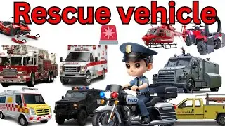25 Vehicles Name in English 🚑🚓✈️ | Learn Emergency Vehicles | Transport Name #vehiclesname