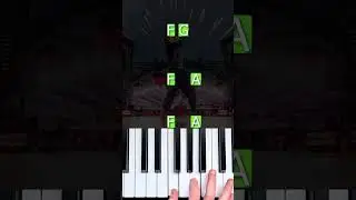 Coldplay - The Scientist (easy piano tutorial) #shorts
