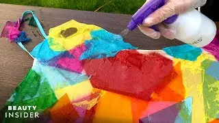 How To Custom-Dye Clothes With Tissue Paper