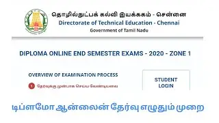 How to write Diploma online exam | Full Details | website login Address |Diploma online exam update