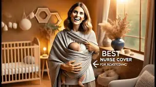 👶 Konssy Muslin Nursing Cover for Baby Breastfeeding | Best Nurse Cover Breastfeeding 👶