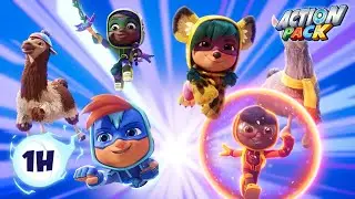 All That Llama Drama | Action Pack🦸&zwj;♀️ | NEW EPISODES | Superhero Cartoons for Kids | Be Brave!