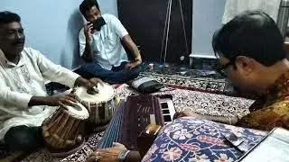Debasis with the Son of Great Legendary 🙏Radhakanta Nandi,. Sri Manik Nandi. Kuasha Anchol Kholo