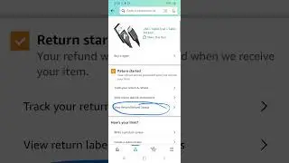 How to Cancel the Return/Refund Request from Amazon Shopping App