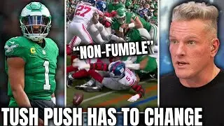 Tush Push Officiating Issues Are Getting Ridiculous... | Pat McAfee Show