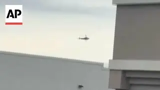 Video shows helicopter spinning to the ground after crash in New Jersey