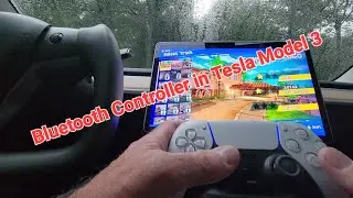 Tesla Model 3 Pair a Bluetooth Controller !!