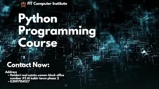 Python Programming Training Center Lahore, Punjab Pakistan
