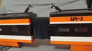 Interesting TGV train / Lego trains/Lego High-speed passenger Train 60051 LEGO Horizon Express 10233