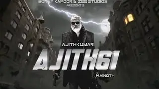 Ajith61 Fan Made Motion Poster l Whatsapp Status Tamil l Ajithkumar l H. Vinoth l PG #ak61title