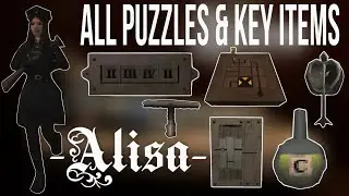 Guide to Solve All Puzzles & Key Item Locations in Alisa l Chemical C, Lock Book, Bolt Trap 🧩 & more