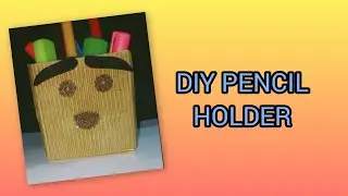 DIY PEN/PENCIL HOLDER FROM WASTE MATERIAL !