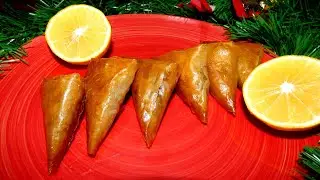 TRIANGLE BAKLAVA - fast and easy / TROKUT BAKLAVA - brzo i jednostavno
