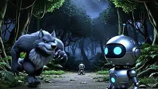 Jungle Ka AI Robot Aur Smart Lomdi&rdquo;#cartoon #newharyanvisong #shortsyoutube #viral #viral video 