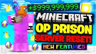 THE NEW MINECRAFT OP PRISON SERVER RESET! | Minecraft OP Prison | EnchantedMC EP #1