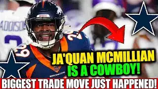 🚨BREAKING: BLOCKBUSTER NFL TRADE! Ja'Quan McMillian HEADED TO DALLAS COWBOYS IN STUNNING MOVE!