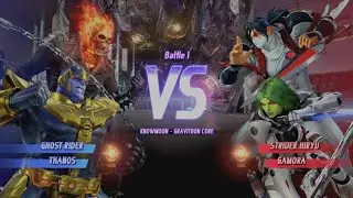 MARVEL VS. CAPCOM: INFINITE Ghost Rider, Thanos In Arcade Mode