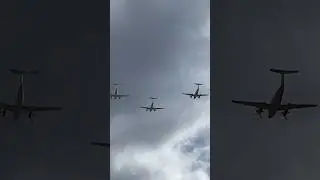 ✈️Flypast No-32 Squadron Royal Australian Air Force at HOBART ANZAC DAY 2024 #anzacday #plane