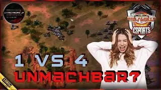 C&C Red Alert 2 - Yuris Rache | 4 Vs 1 | ESports LIVE 2024