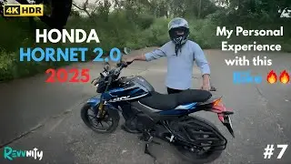 🔥 🔥👑Review of 2025 Honda Hornet 2.0 &ndash; Smooth Ride| Ride ASMR | 4K 60fps POV | #Revvnity