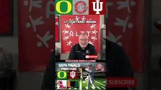 Oregon vs Indiana Prediction #oregonducks #indianafootball #cfbplayoff