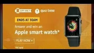 Amazon App only Quiz (Apple Smart Watch)