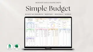 Simple Budget Planner Spreadsheet for Google Sheets & Excel (Step‑by‑Step Tutorial)