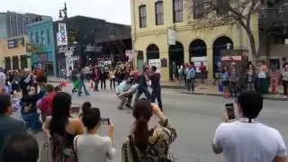 SXSW2015 Love On Revolution Flash Mob - Edge Movement Arts and Yogabatics
