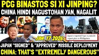 GRABE TAPANG NI COMMODORE BINASTOS PRESIDENTE NG CHINA? JAPAN TULOY EXPORT NG MISSILE SA PILIPINAS