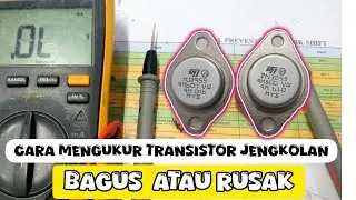 Cara Cek Transistor Jengkol Dengan Multimeter Digital | Transistors
