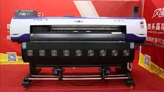 Digital Inkjet Eco-solvent Printer Installation Video of Stormjet Model F1 Printer