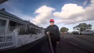 Banana films skating in Devonport