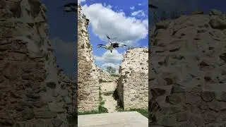 Drone Hover Inside a Castle Courtyard &ndash; Steady as a Rock! 🏰🚁