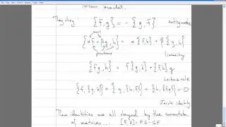 Classical Mechanics, Lecture 17: Hamiltonian Evolution. Poisson Brackets. Noether's Theorem.