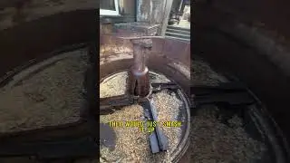 Ore Grinding Vat #goldmining #gold