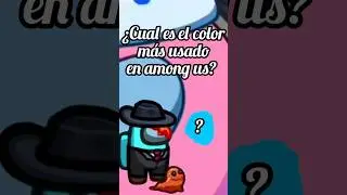 &iquest;Cual es el color m&aacute;s usado en among us? #amongus #memes  #momentosxd #impostor #parati  #humor