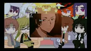 bsd react to dazai/реакция bsd на дазая(чит. описание)