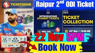 Raipur STUDENT Ticket Booking Full Process. How to Book Raipur 50% Discount Ticket? Stadium Parking