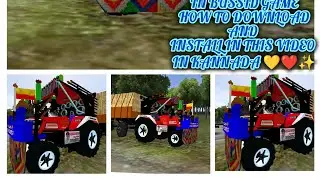 ✨ARJUN MAHINDRA TRACTOR MOD RELEASED IN BUSSID GAME HOW TO DOWNLOAD AND INSTALL  THIS VIDEO  KANNADA