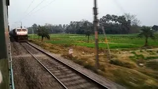 Non Stop High Speed Clash Of Superfast Express and Express Train.