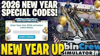 КОДЫ ДЛЯ CABIN CREW SIMULATOR | ⚠️2026⚠️ КОДЫ ROBLOX НА НОВЫЙ ГОД 🥳 ДЛЯ CABIN CREW SIMULATOR! 🎁