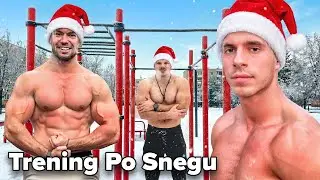 Trening na MINUSU i valjanje u SNEGU!
