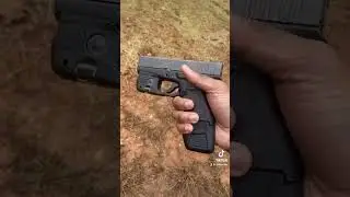 Glock 43 с удлинителем магазина и лазерным прицелом 🔥
