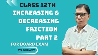Increasing and Decreasing Functions 2 | Class 12th | #IIT #jee| Omega Pro Classes | By R.K.Singh Sir