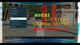 HOW TO SETTING GRAPHIC JUMP FORCE || recomended for low pc or medium pc !!