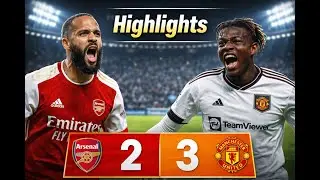Arsenal vs Manchester United 2-3 | Dramatic EPL Thriller &ndash; Late Winner & Title Race Drama!