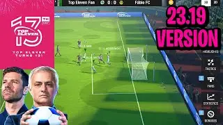 Top Eleven - New Update 23.19 Version | Live Match 2023 😱 !