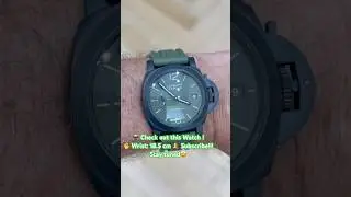 Panerai Luminor Quaranta Carbotech Green Dial PAM01526, 40 mm  #shorts #watchtime #panerai